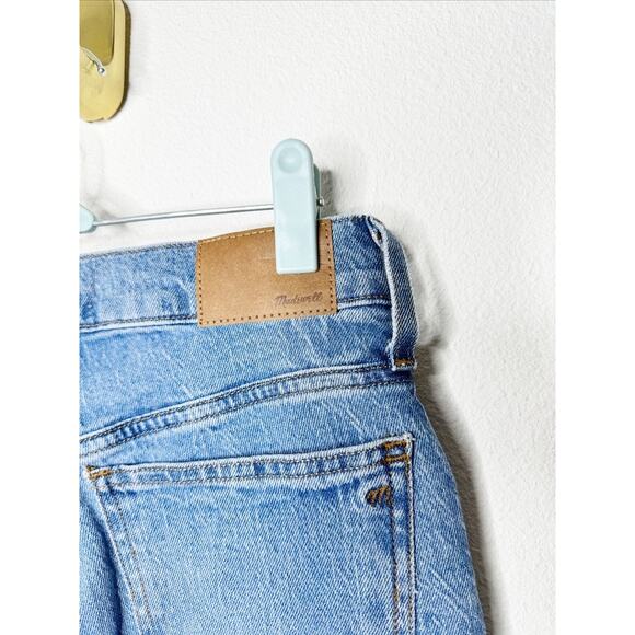 NWT Madewell The Mid Rise Perfect Vintage Raw Hem Straight Leg Jean US 24 - Picture 4 of 8